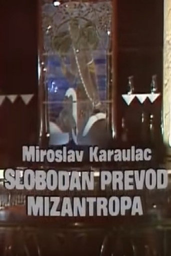 Poster for Free Translation of The Misanthrope