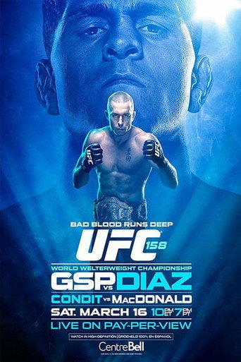 Poster for UFC 158: St-Pierre vs. Diaz