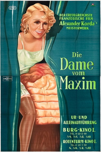 Poster for The Girl from Maxim's