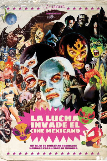 Poster for La Lucha Invade el Cine Mexicano