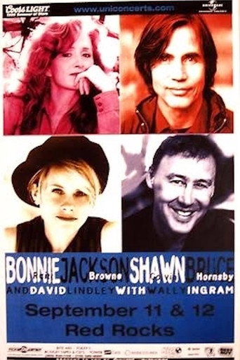 Poster for Raitt, Browne, Colvin, Hornsby, Lindley & Ingram - Red Rocks, Denver - Sept.12, 1999