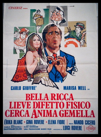 Poster for Beautiful, Rich, Slight Physical Defect, Seeks Soulmate