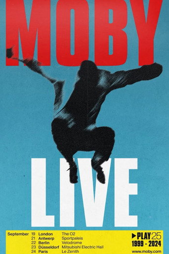 Poster for Moby: 25 Years of Play - Sportpaleis Antwerp