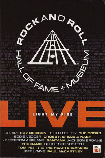 Poster for Rock and Roll Hall of Fame Live - Light My Fire