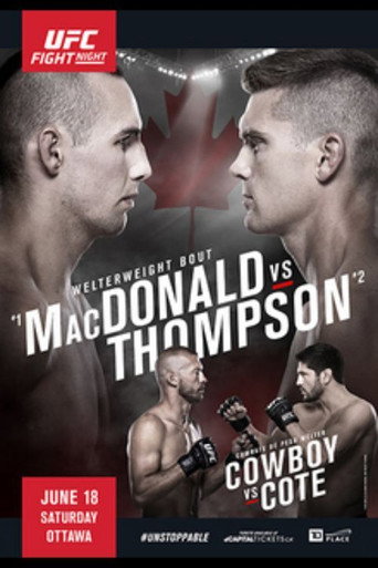 Poster for UFC Fight Night 89: MacDonald vs. Thompson