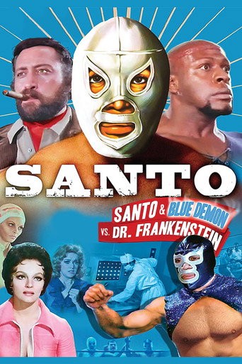Poster for Santo and Blue Demon vs. Dr. Frankenstein