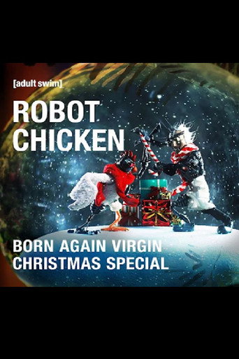 Poster for The Robot Chicken Born Again Virgin Christmas Special