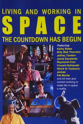 Poster for Living and Working in Space: The Countdown Has Begun