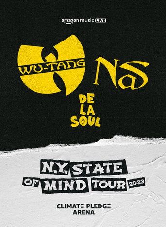 Poster for Amazon Music Live: Wu-Tang Clan, Nas, and De La Soul's 'N.Y. State of Mind Tour'