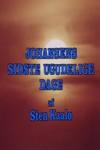 Poster for Johansens sidste ugudelige dage