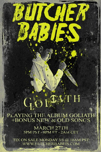 Poster for Goliath - Live Streaming Event by Butcher Babies