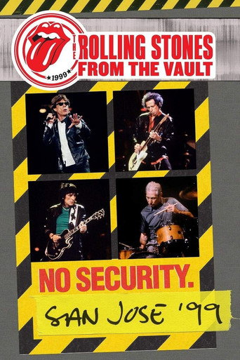 Poster for The Rolling Stones: From the Vault - No Security. San Jose ’99