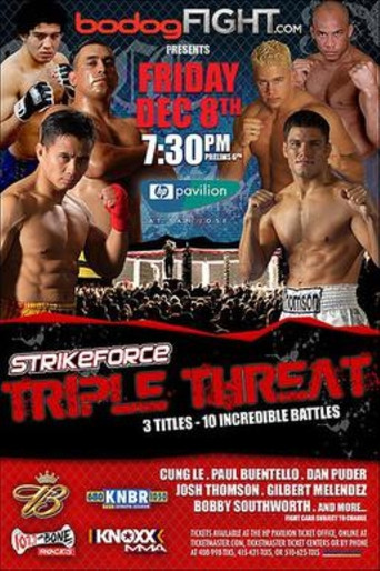 Poster for Strikeforce: Triple Threat