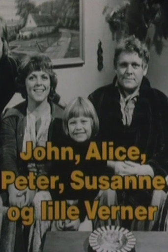 Poster for John, Alice, Peter, Susanne og lille Verner