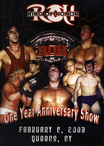 Poster for ROH: One Year Anniversary Show