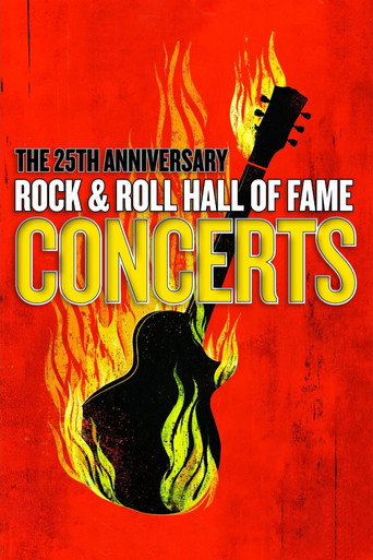 Poster for The 25th Anniversary Rock and Roll Hall of Fame Concerts