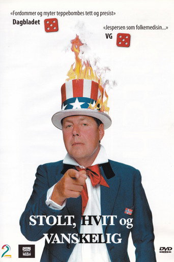Poster for Otto Jespersen: Stolt, Hvit og Vanskelig