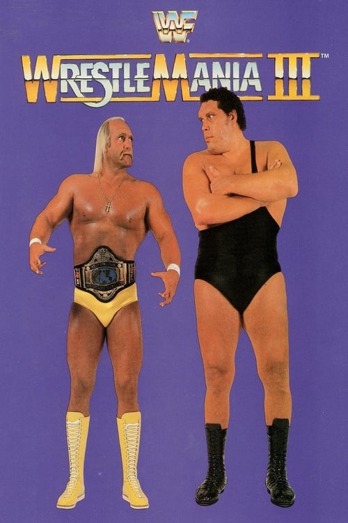 Poster for WWE WrestleMania III