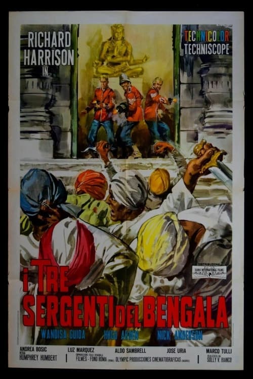 Poster for Three Sergeants of Bengal
