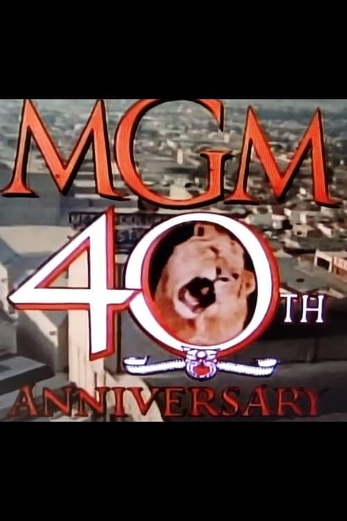 Poster for MGM 40th Anniversary