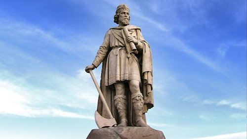 King Alfred and the Anglo Saxons scene 1