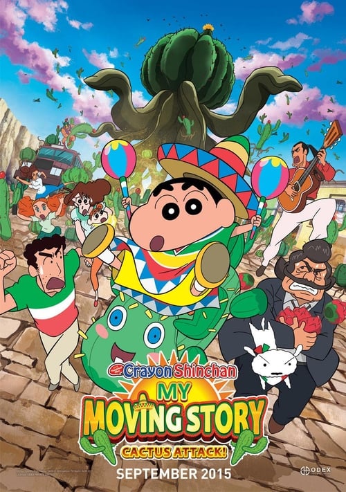 Poster for Crayon Shin-chan: My Moving Story! Cactus Large Attack!