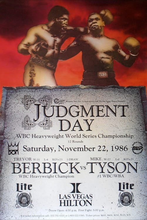 Poster for Mike Tyson vs Trevor Berbick