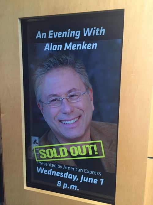 Poster for An Evening with Alan Menken