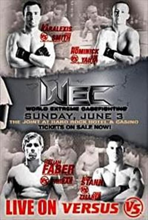 Poster for WEC 28: Faber vs. Farrar
