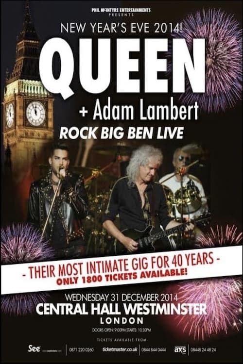 Poster for Queen & Adam Lambert Rock Big Ben Live