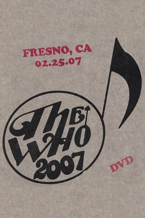 Poster for The Who: Fresno 2/25/2007
