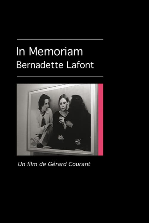 Poster for In Memoriam Bernadette Lafont