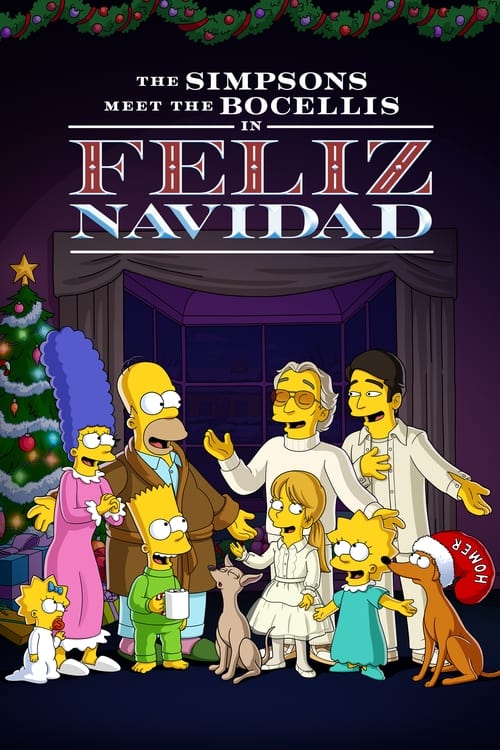 Poster for The Simpsons Meet the Bocellis in Feliz Navidad