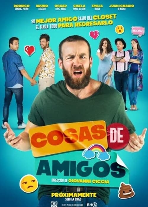 Poster for Cosas de amigos