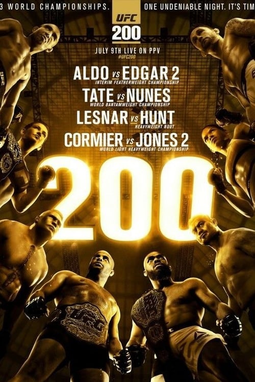 Poster for UFC 200: Tate vs. Nunes