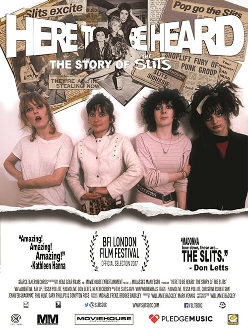 Poster for Here to be Heard: The Story of The Slits