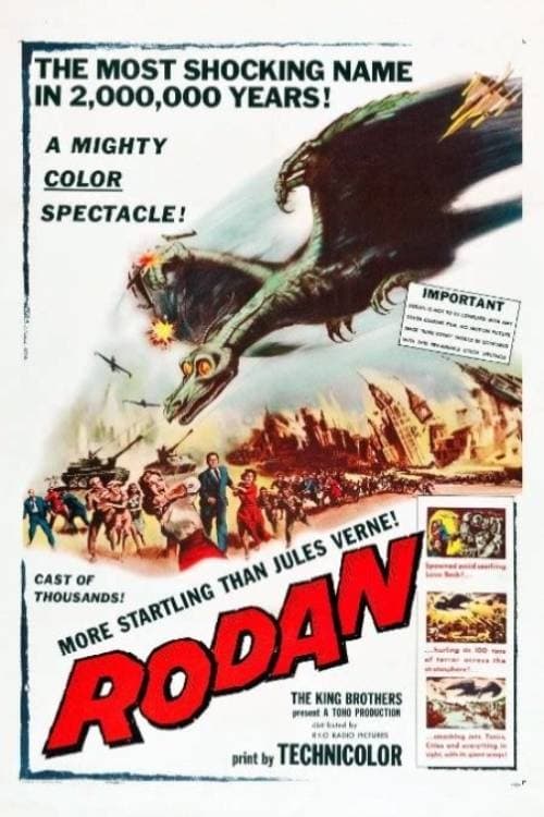Poster for Rodan! The Flying Monster