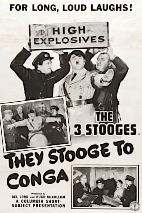 Poster for They Stooge to Conga