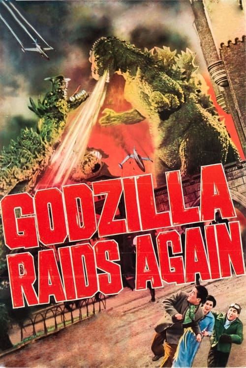Poster for Godzilla Raids Again