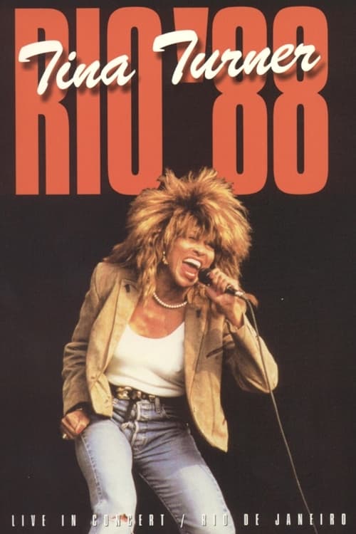 Poster for Tina Turner: Rio '88 - Live In Concert