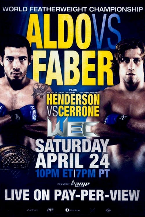 Poster for WEC 48: Aldo vs. Faber