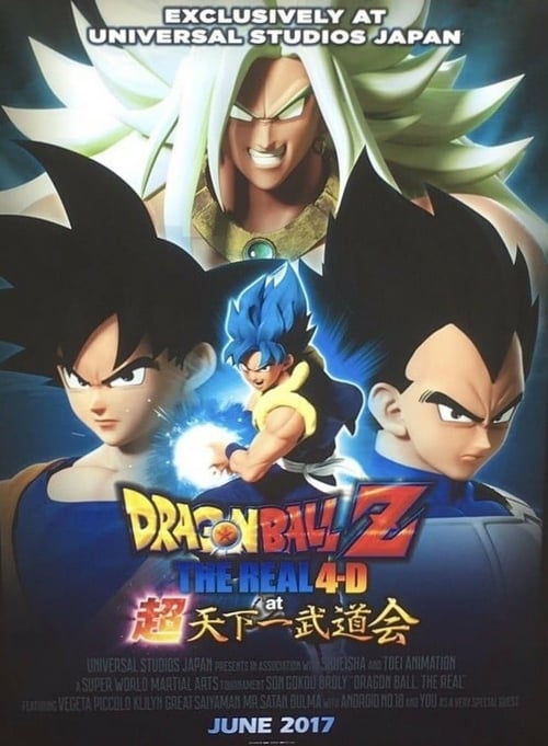 Poster for Dragon Ball Z: The Real 4-D at Super Tenkaichi Budokai