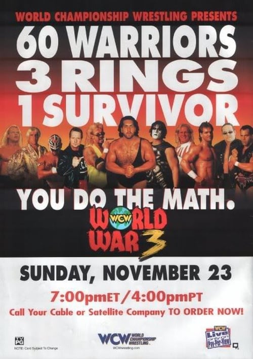 Poster for WCW World War 3 1997