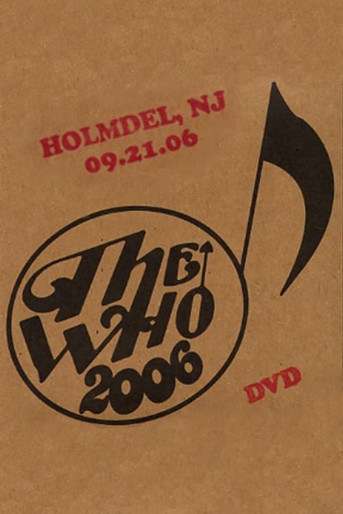 Poster for The Who: Holmdel 9/21/2006