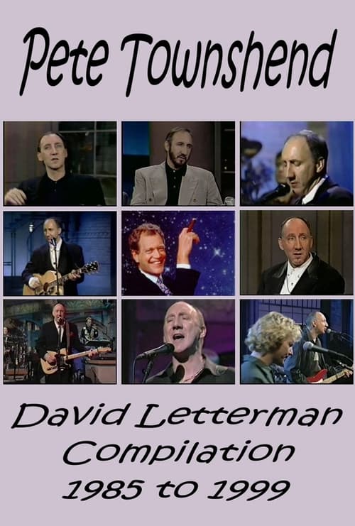 Poster for Pete Townshend - Letterman Compilation 1985-1999