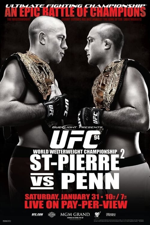 Poster for UFC 94: St-Pierre vs. Penn 2