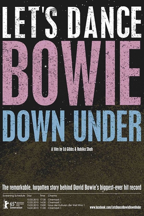 Poster for Let's Dance: Bowie Down Under