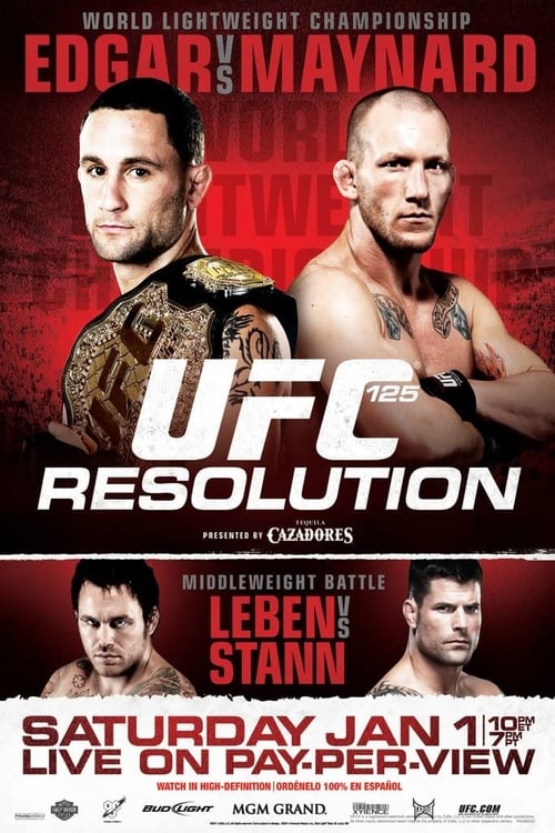 Poster for UFC 125: Resolution