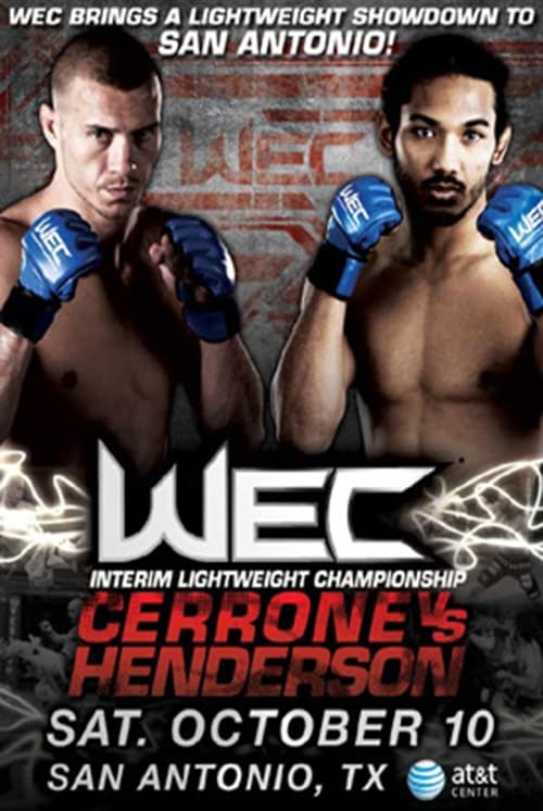 Poster for WEC 43: Cerrone vs. Henderson