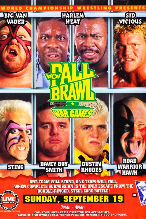 Poster for WCW Fall Brawl 1993